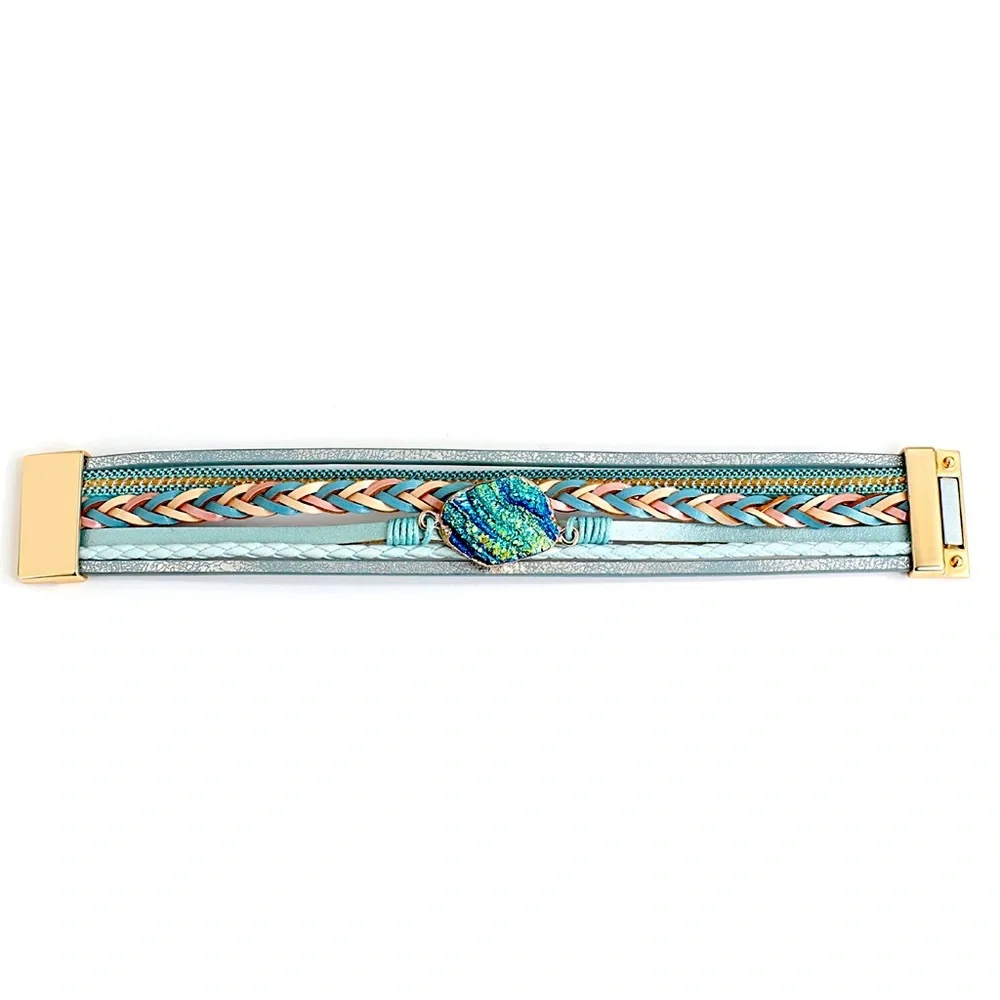 Leather Wrap bracelet - Picture 5 of 5